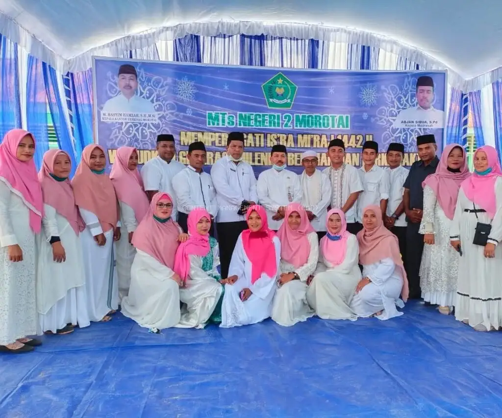 Pelaksanaan Isra Mi'raj Nabi Muhammad SAW 1442 H Oleh MTs Negeri 2 Morotai